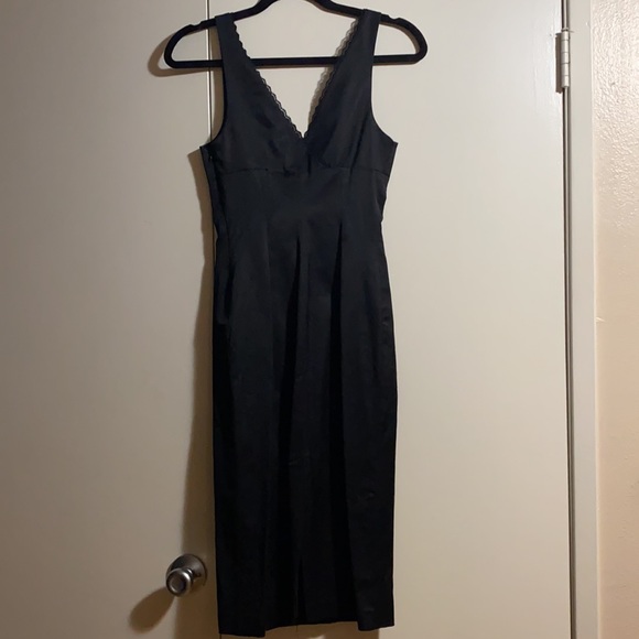 Bebe Vintage Cocktail Dress with lace trim ✨FIRM✨ - Picture 4 of 6